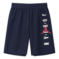 (GS) Air Jordan Essentials Graphic Mesh Shorts 'Black' JD2022080GS-001