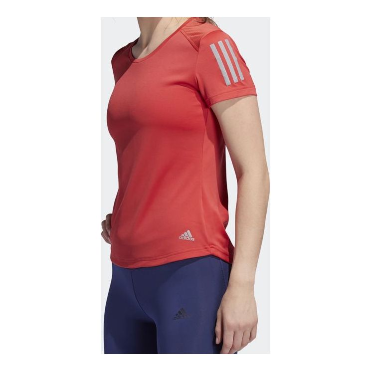(WMNS) adidas Own The Run Printing Red FL7813