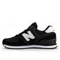 New Balance 574 Series Low Tops Casual Black White ML574EW2