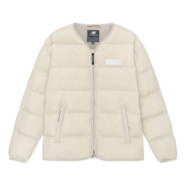 New Balance Warm Down Jacket Asia Sizing 'Cream White' 5PB42073-BEI