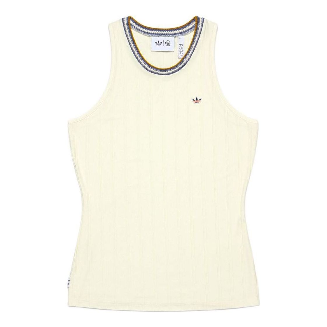 adidas x CLOT Rib Tank Top by Edison Chen Asia Sizing 'Beige' IS6990