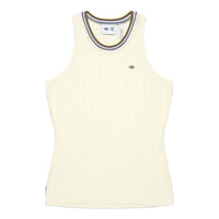 adidas x CLOT Rib Tank Top by Edison Chen Asia Sizing 'Beige' IS6990