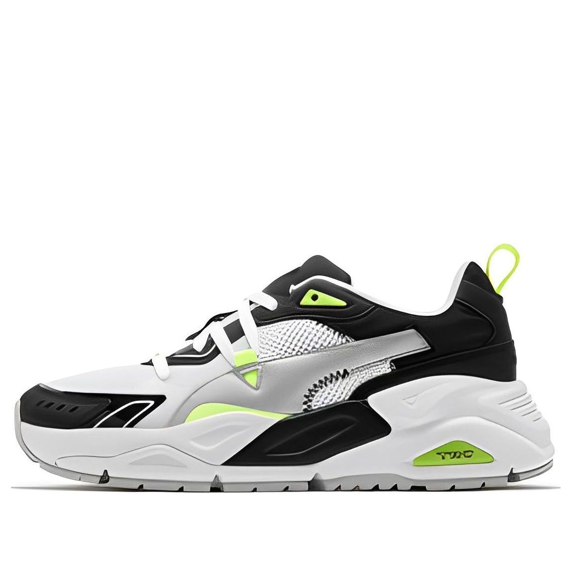 (WMNS) PUMA Trinomic Mira Tech 'Chrome Black White' 390650-01