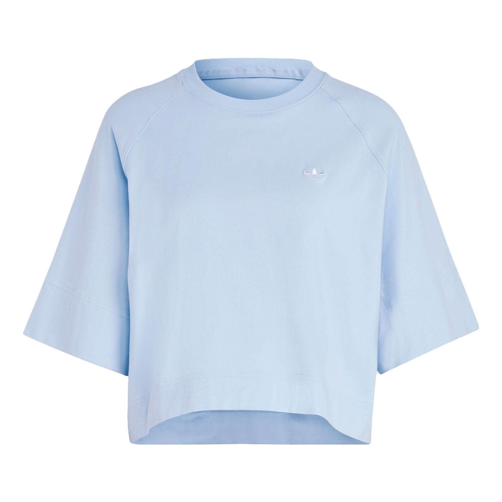 (WMNS) adidas Premium Essentials T-Shirt Asia Sizing 'Blue' IC5251