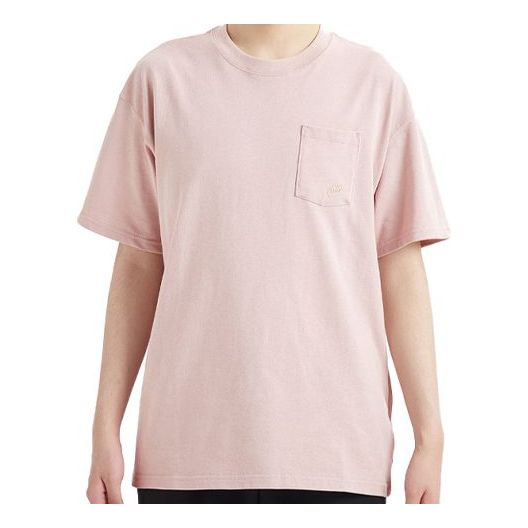 Nike SPORTSWEAR Chest Small Pocket Solid Color Short Sleeve Purple Pink DD0500-222