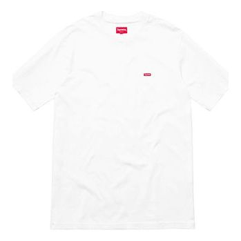 Supreme SS18 Small Box Tee White Logo Tee SUP-SS18-0079