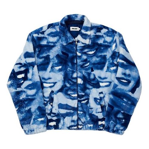 PALACE Unisex John&Molly Character Lips Pattern Jacket Blue P19JK007