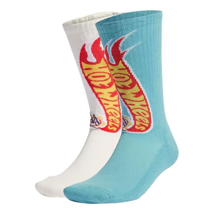 adidas x Sean Wotherspoon x Hot Wheels Socks '2 Packs Blue Beige' HT6535