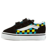 (TD) Vans Old Skool V 'Neon Glow Checkerboard' VN0A38JN30M