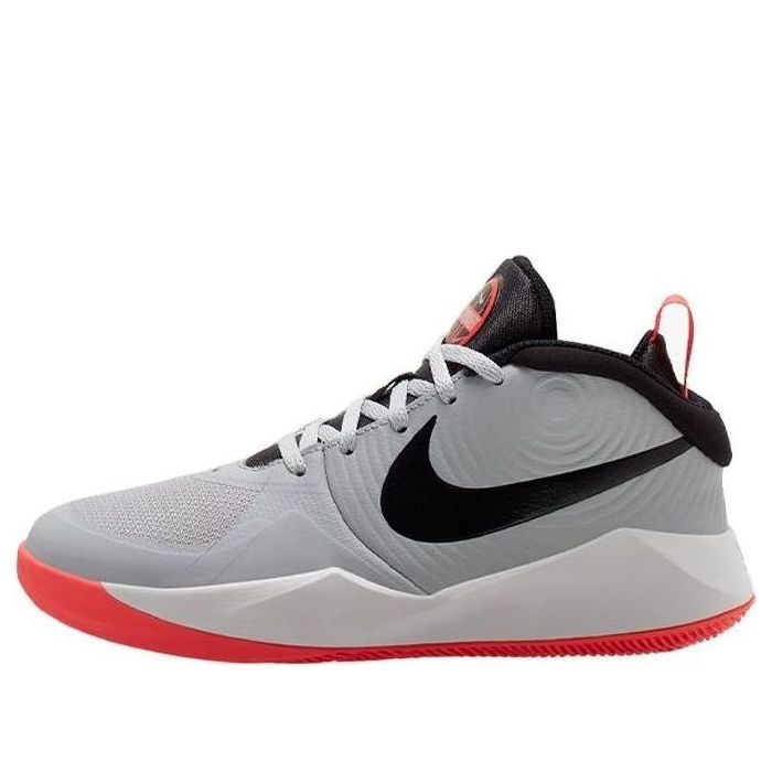 (GS) Nike Team Hustle D 9 Grey/Orange AQ4224-007
