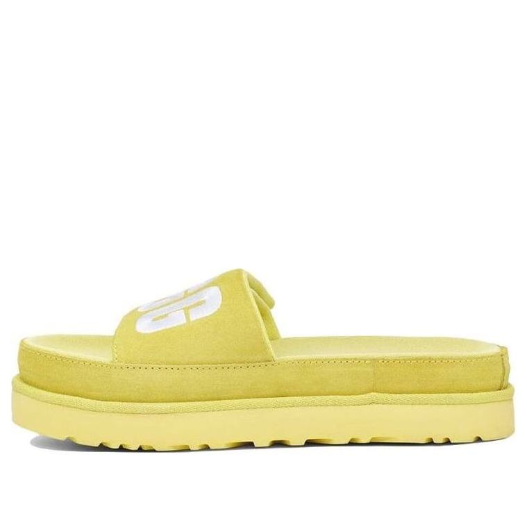 (WMNS) UGG Laton Slide Thick Sole Slipper Yellow 1110110-MRT