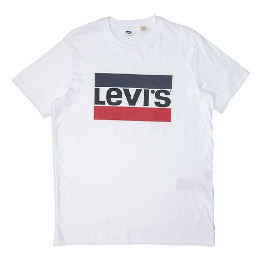Men's Levis Retro Sports Short Sleeve White 39636-0000