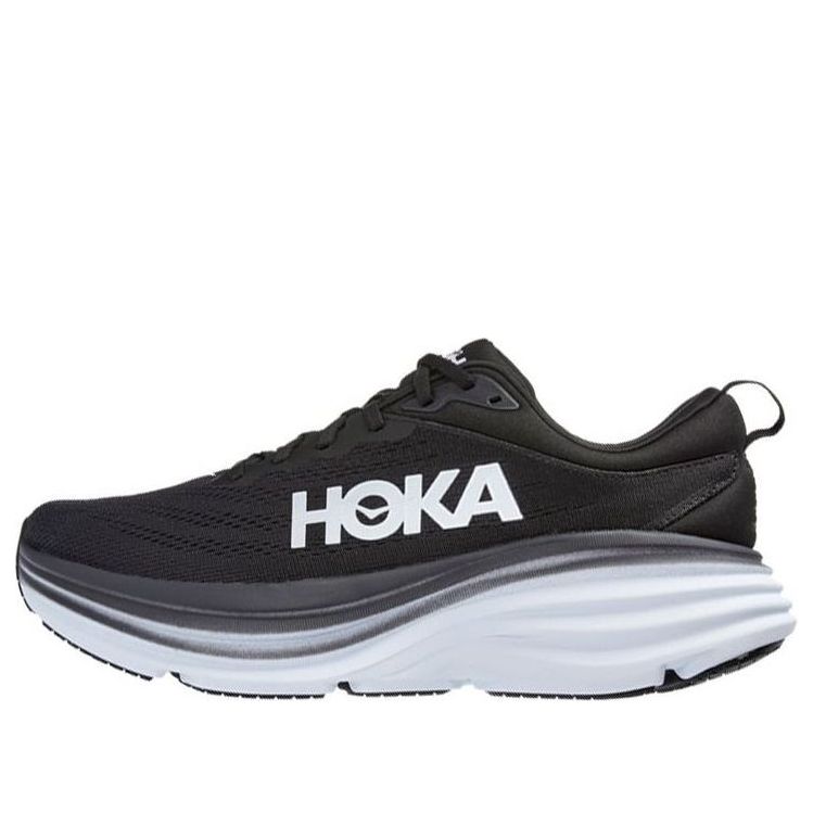 HOKA ONE ONE Bondi 8 2E Wide 'Black White' 1127953-BWHT