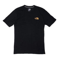 THE NORTH FACE Box Logo Short Sleeve Couple Style Black NF00CA0FAKX