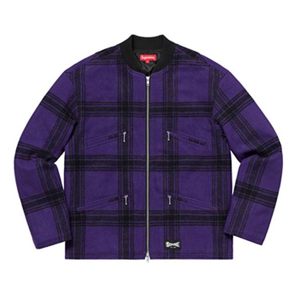 Supreme SS19 Zip Car Jacket Zipper Unisex Blue SUP-SS19-356