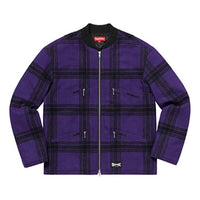 Supreme SS19 Zip Car Jacket Zipper Unisex Blue SUP-SS19-356