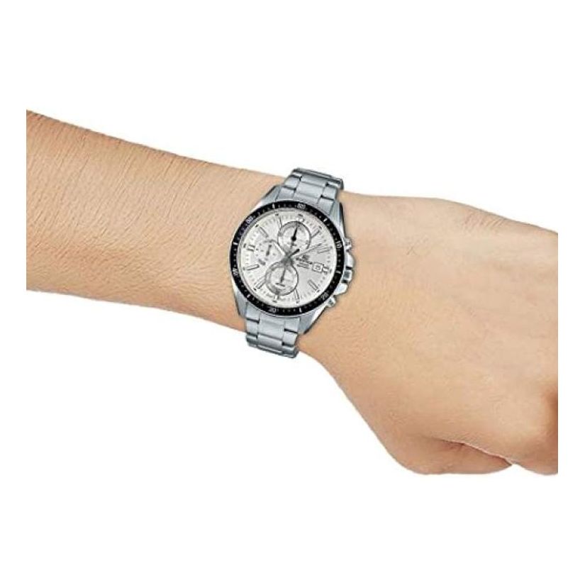 CASIO EDIFICE Sapphire Crystal Mens Silver Analog EFR-S565D-7A