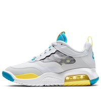 (GS) Air Jordan Air Max 200 'Grey Blue Yellow' CD5161-004