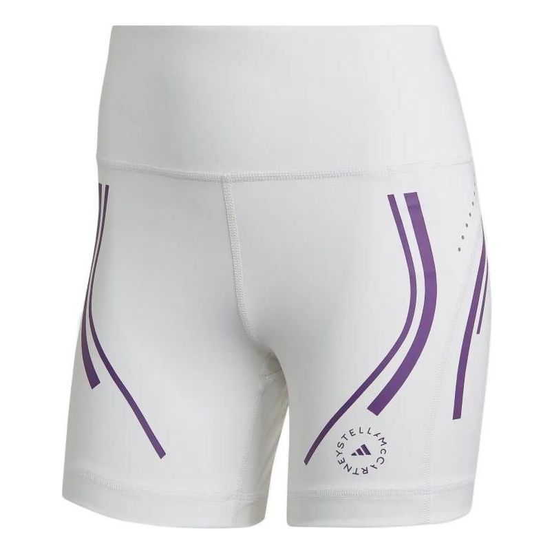 (WMNS) adidas by Stella McCartney Truepace Short Tight Asia Sizing 'White Purple' HG6852