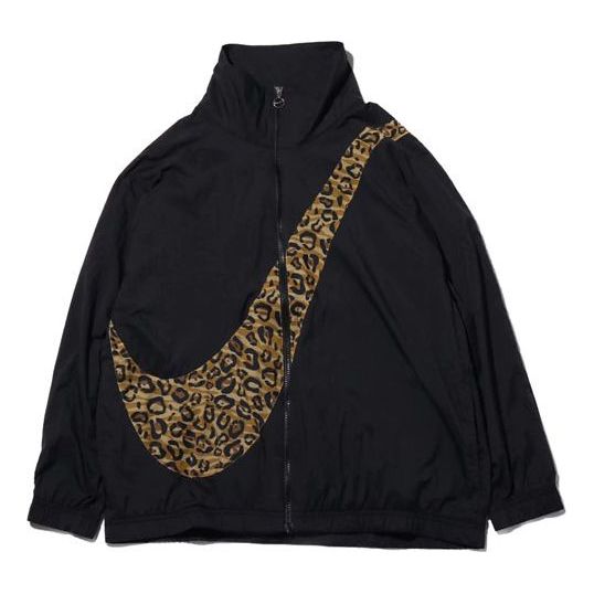 (WMNS) Nike As Nike Sportswear Animal Swsh Jkt Black CT1699-010