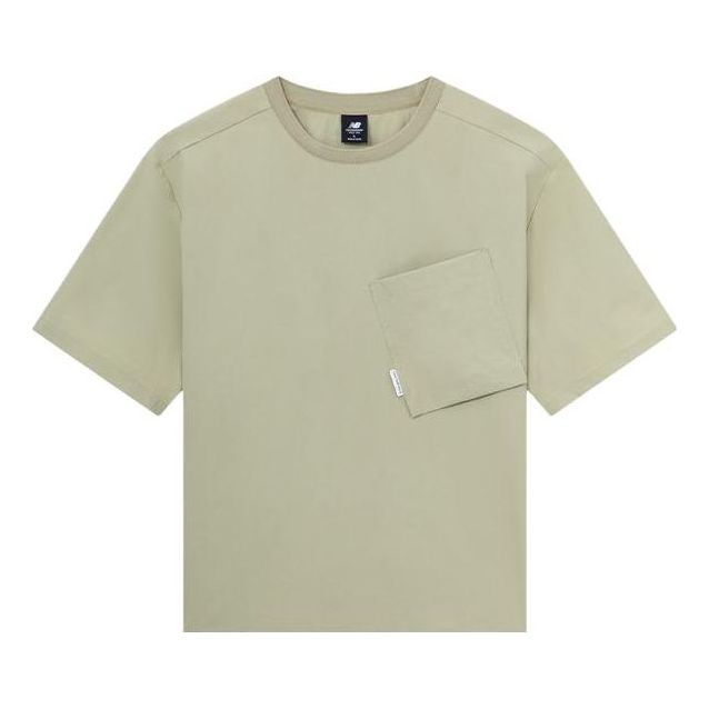 New Balance Casual Pocket Tee Asia Sizing 'Green' AMT32352-FUG