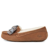(WMNS) UGG ANSLEY Plaid Bow 'Chestnut' 1127850-CHE