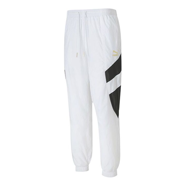 PUMA Tailored For Sport Worldhood Pants 'White Black' 597611-02