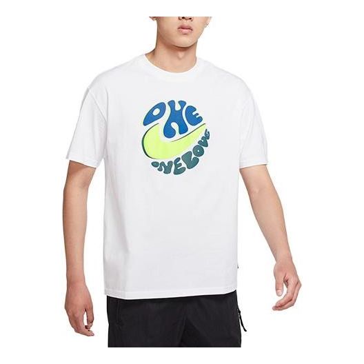 Nike Sportswear Round Neck Short Sleeves T Shirt Men's White DJ1354-100