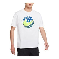 Nike Sportswear Round Neck Short Sleeves T Shirt Men's White DJ1354-100
