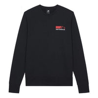 New Balance Alphabet Printing Round Neck Pullover Black MT13906-BK
