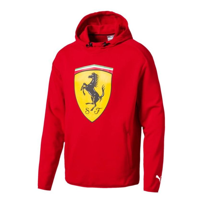 PUMA x Ferrari Logo Hoodie 'Red' 763101-01