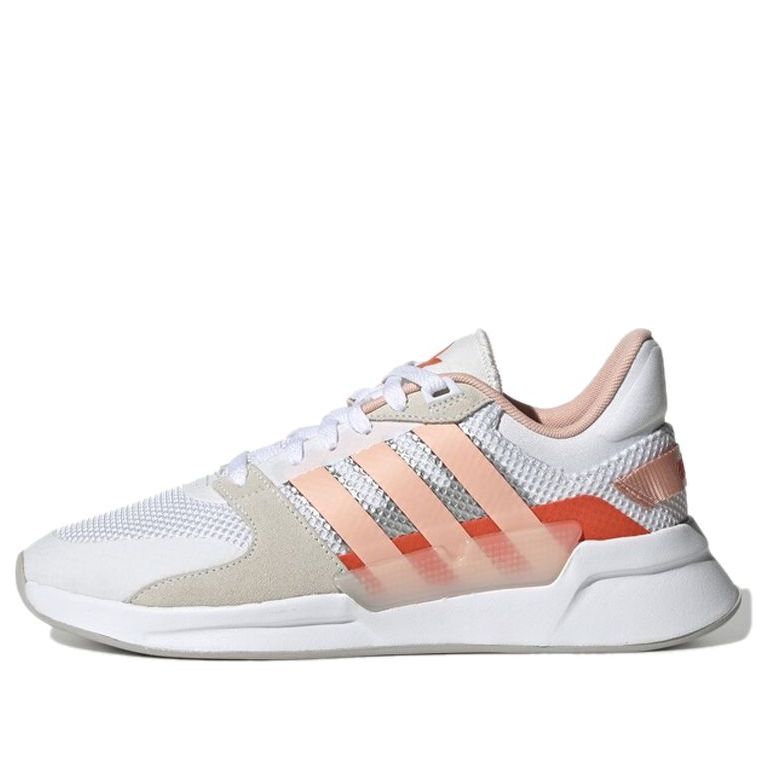 (WMNS) adidas neo x RUN90S 'White Orange' FU7725
