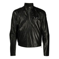 Off-White Logo Windproof Jacket Version Black OMJA058R21LEA0011001