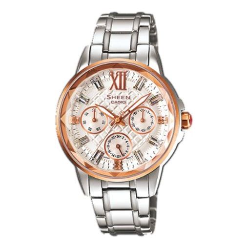 CASIO SHEENSeries es Rose-en Gold Analog SHE-3029SG-7AUDR