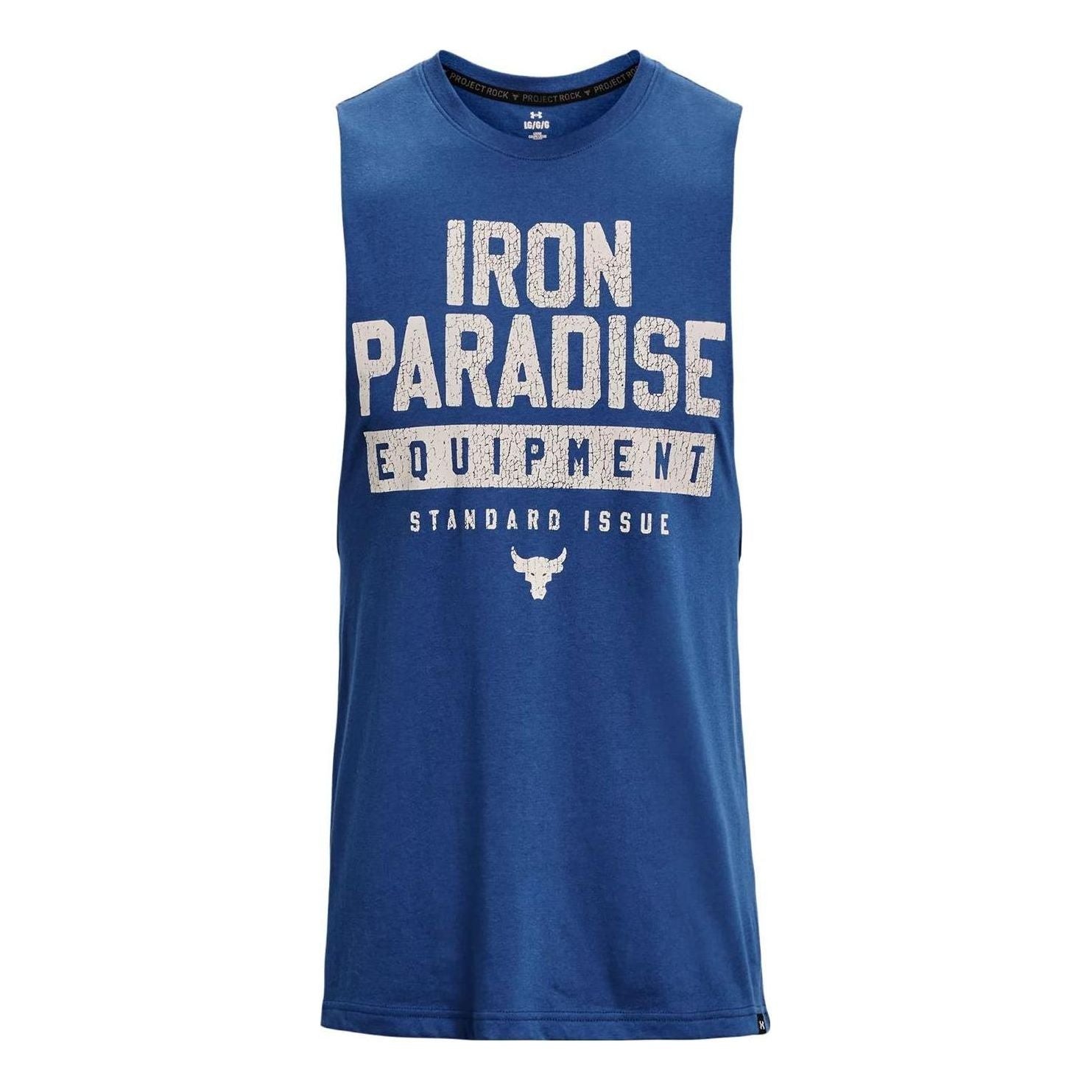 Under Armour Project Rock Iron Muscle Tank 'Blue Grey' 1377290-471