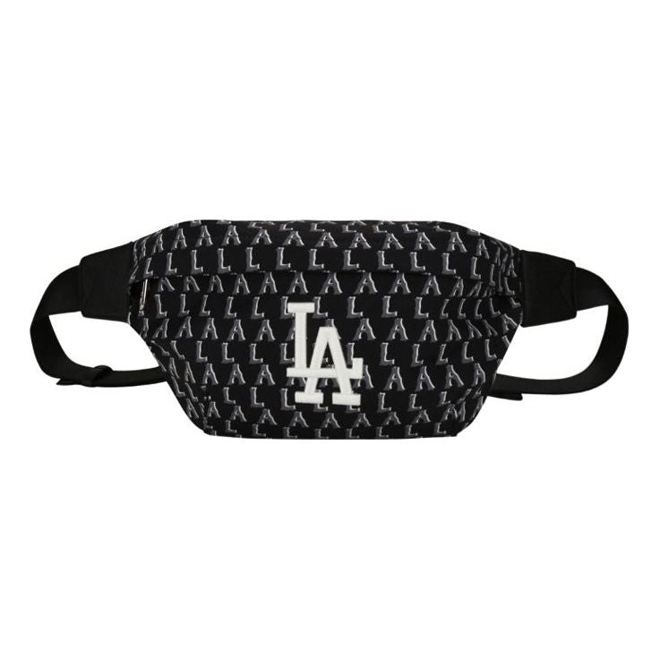 MLB Monogram Series LA Los Angeles Dodgers Retro Printing fanny pack Black 32BGC4011-07L