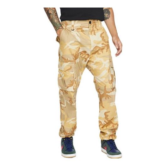 Nike Straight Cargo Casual Long Pants Camouflage AT3492-248