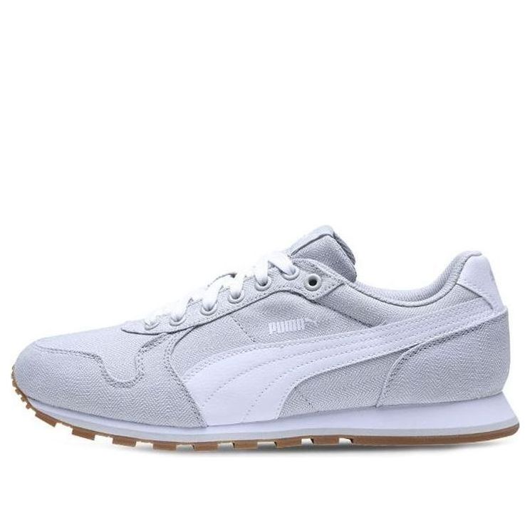 (WMNS) PUMA ST Runner Herringbone 'White Grey' 362390-02