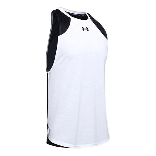 Under Armour Baseline Basketball Tank 'White Black' 1326706-101