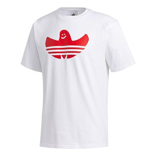 adidas originals Graphic Shmoo Round Neck Short Sleeve White GD3107