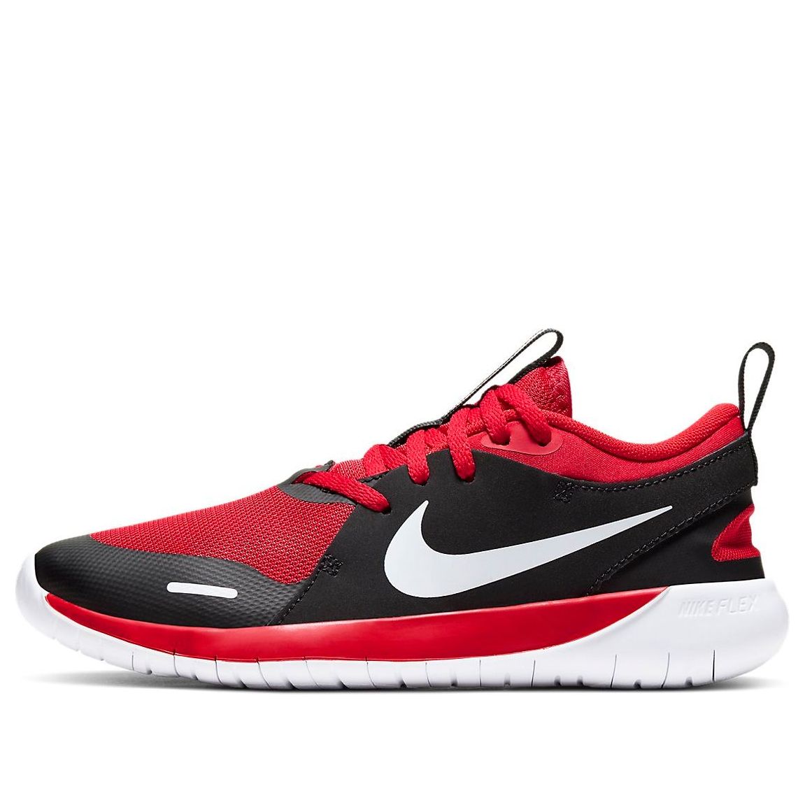 (GS) Nike Flex Contact 4 'Black Red' CJ2074-600