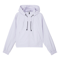 (WMNS) Skechers Casual Jacket 'Purple' L323W077-00FW