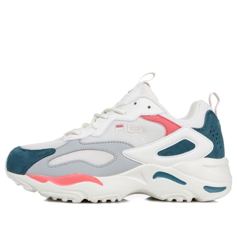 (WMNS) FILA Tracer Retro Running Shoes Grey/Blue/White 1IM00003_145