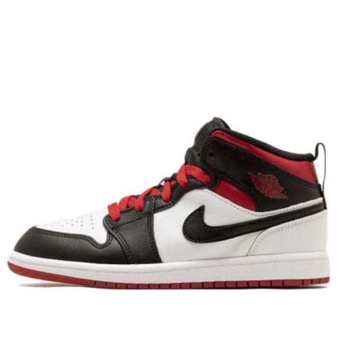 (PS) Air Jordan 1 Mid 'Gym Red Black Toe' DQ8424106