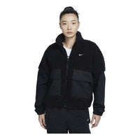 (WMNS) Nike Sportswear Essential Jacket Asia Sizing 'Black' FV8017-010