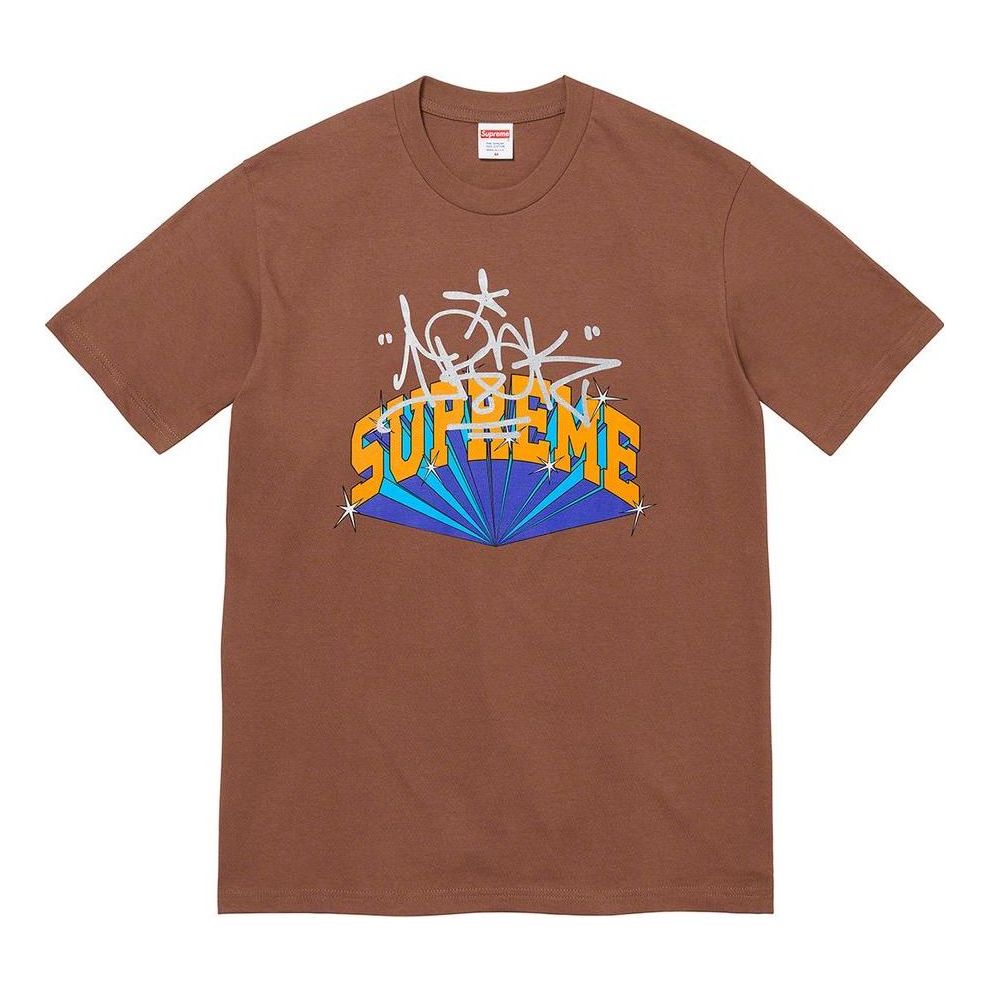 Supreme FW22 Week 5 IRAK Arc Tee LogoT SUP-FW22-986-BRO