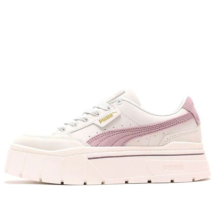 (WMNS) PUMA Mayze Stack Premium 'Whisper White Lilac' 384421-01