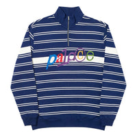 PALACE Space Cadet 1/4 Zip Navy Blue High Collar Long Sleeves P18FW130
