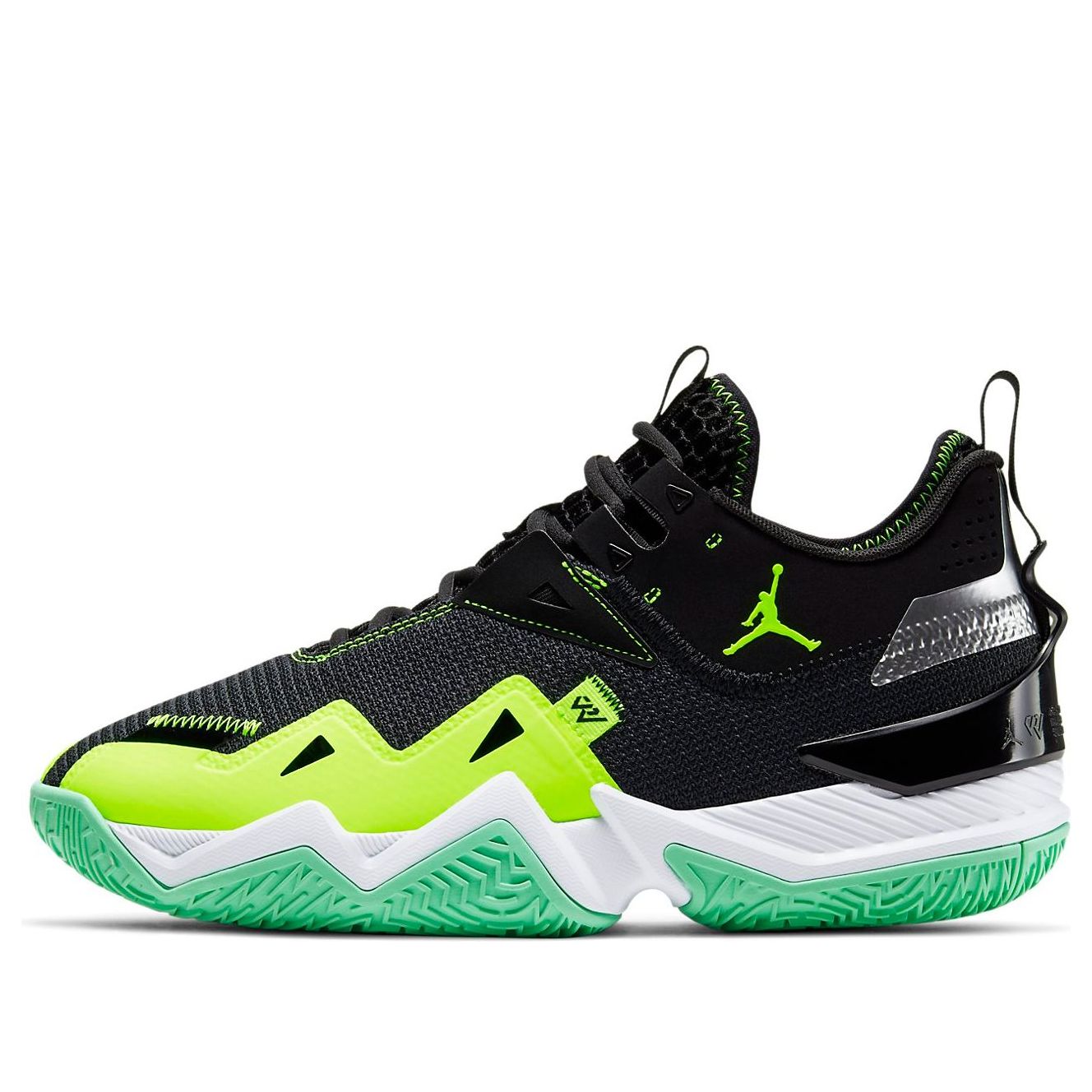 (WMNS) Air Jordan Westbrook One Take 'Black Green' CJ0780-003