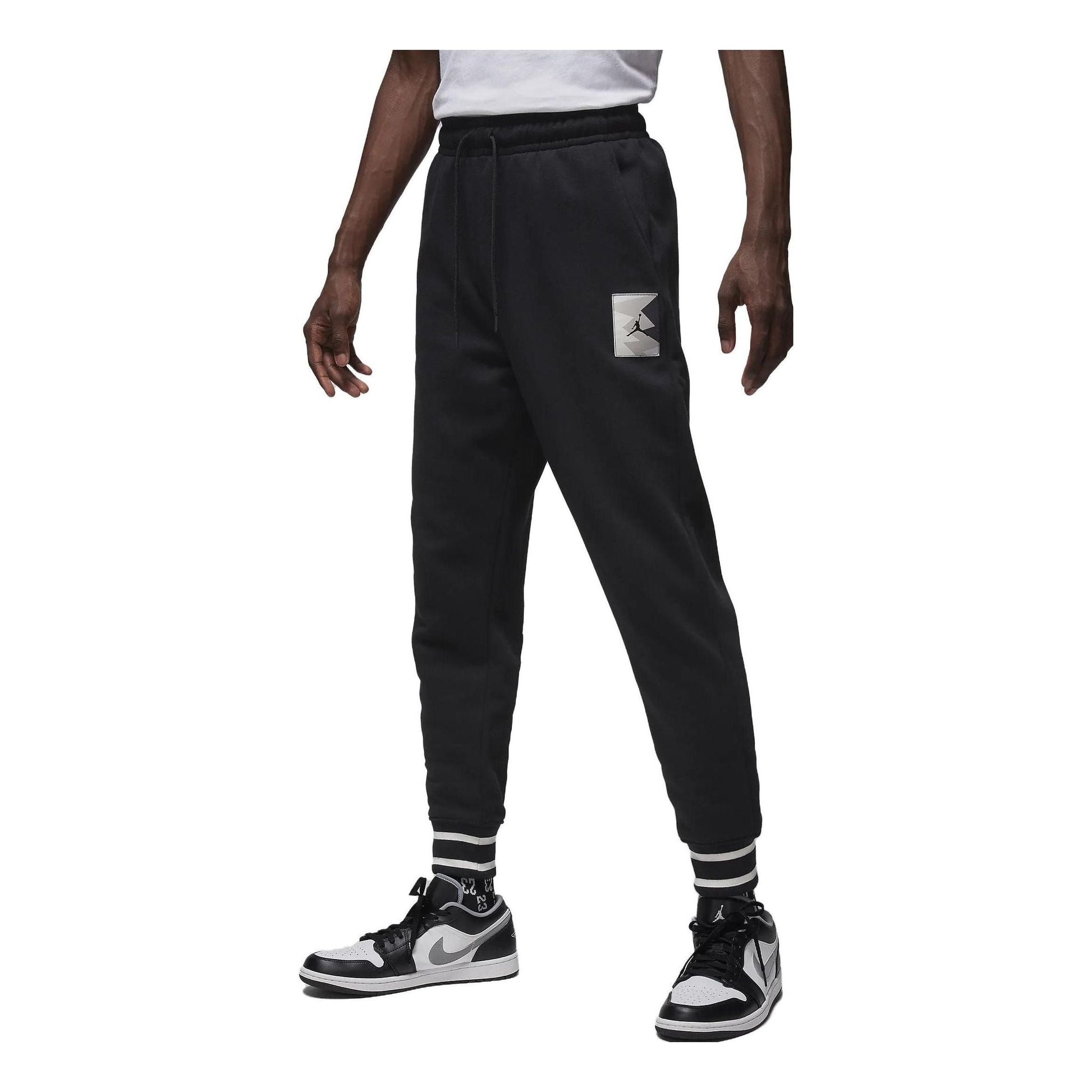 Air Jordan MVP Logo Sweatpants 'Black' FD7858-010
